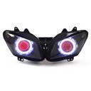 002 Headlamp Yamaha R1 2002 2003 Hid Angle Halos Eyes Red Lamp Kit